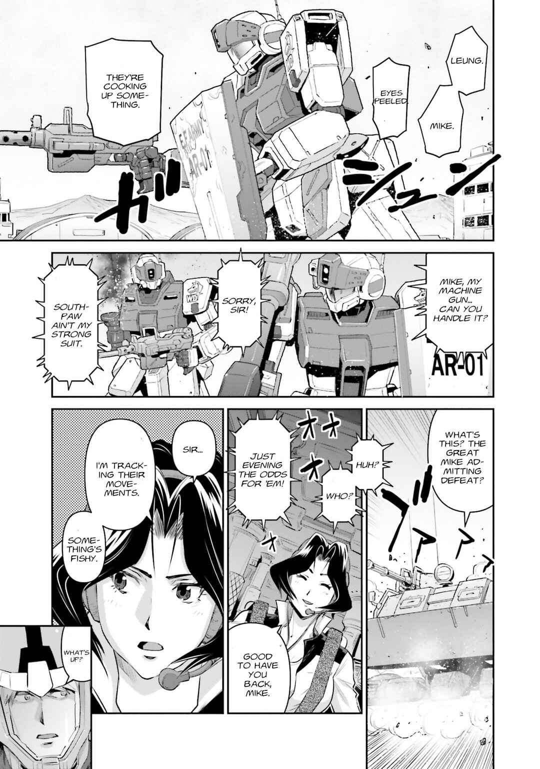 Page 28 Chapter 20 Mobile Suit Gundam Ground Zero - Rise from the Ashes