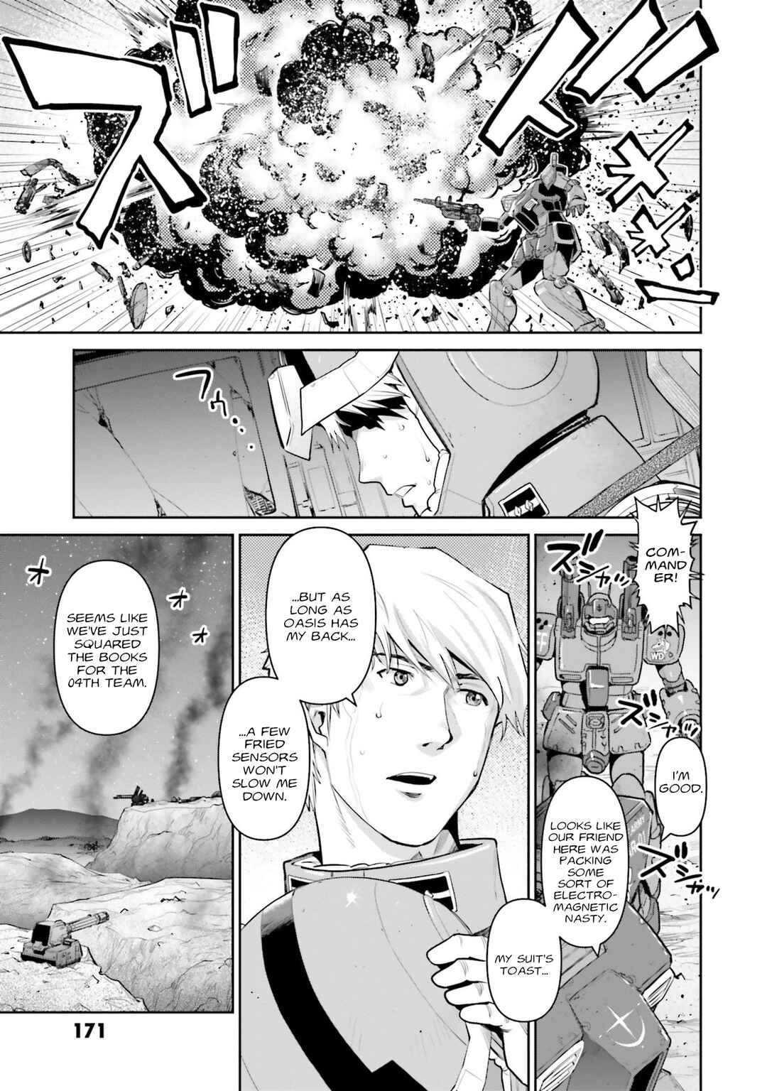 Page 8 Chapter 16 Mobile Suit Gundam Ground Zero - Rise from the Ashes