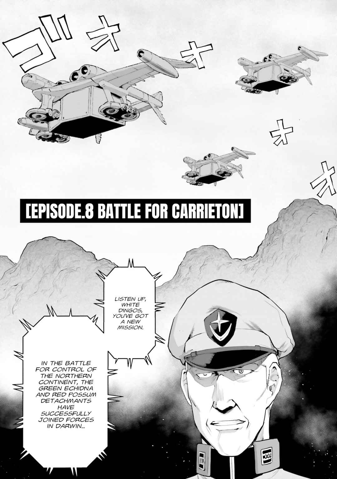 Page 1 Chapter 8 Mobile Suit Gundam Ground Zero - Rise from the Ashes