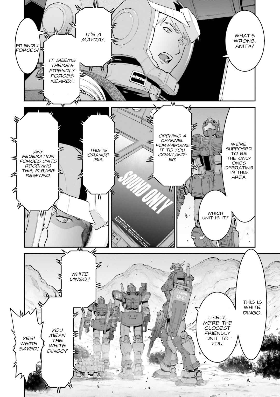 Page 8 Chapter 8 Mobile Suit Gundam Ground Zero - Rise from the Ashes