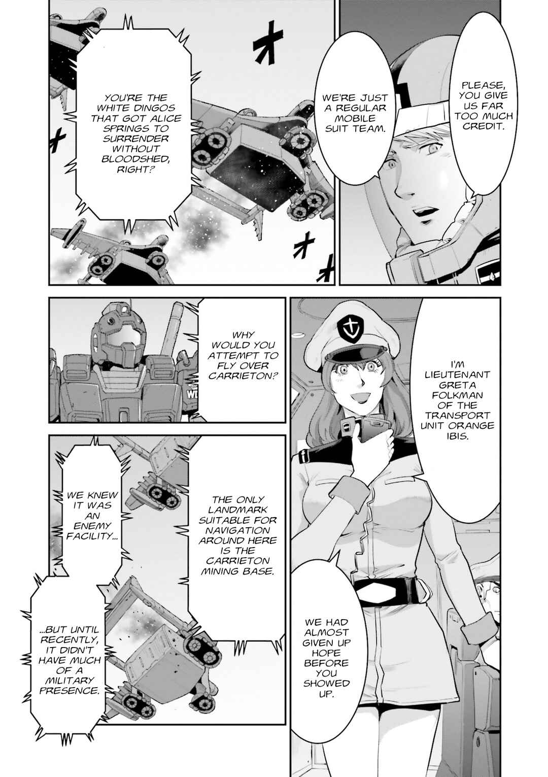 Page 9 Chapter 8 Mobile Suit Gundam Ground Zero - Rise from the Ashes