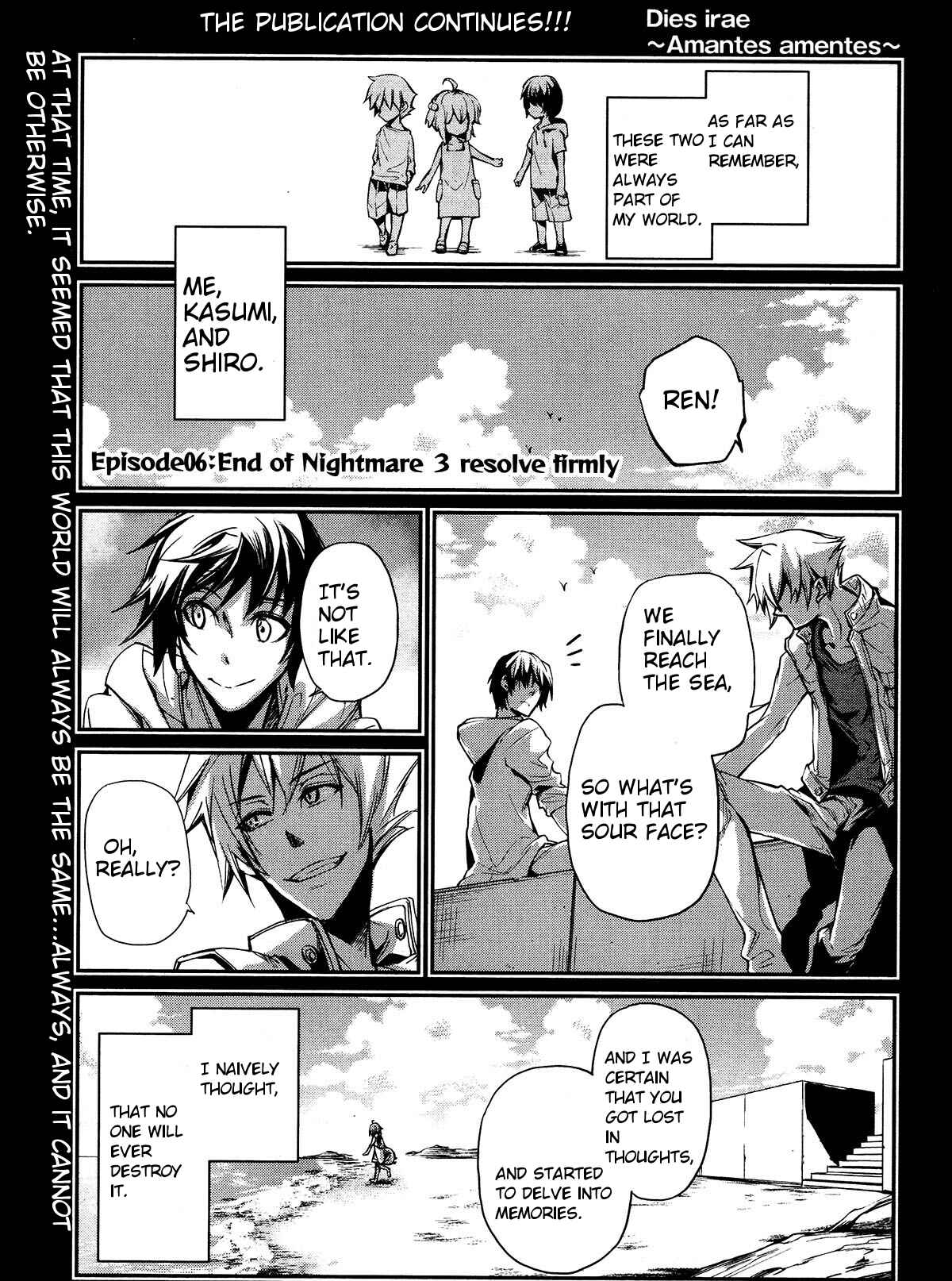 Page 1 Chapter 6 Dies irae ~Amantes Amentes~
