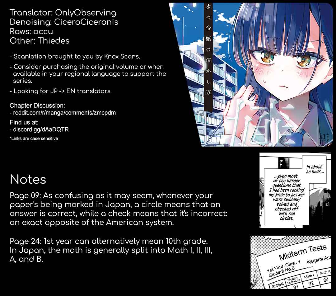 Page 31 Chapter 2 Koori no Reijou no Tokashi kata