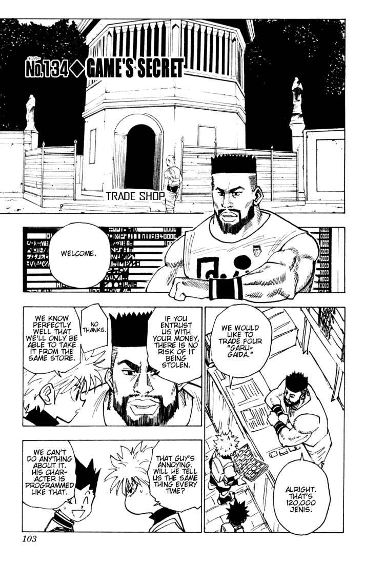Page 1 Chapter 134 HUNTER x HUNTER