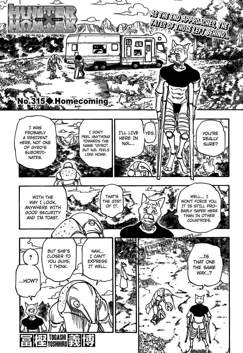 Page 1 Chapter 315 HUNTER x HUNTER
