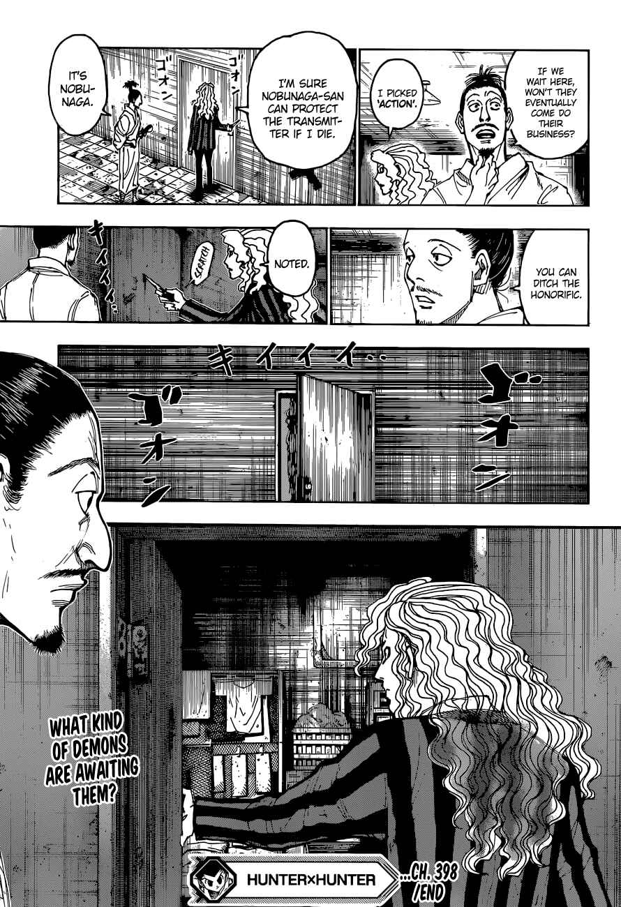 Page 19 Chapter 398 HUNTER x HUNTER