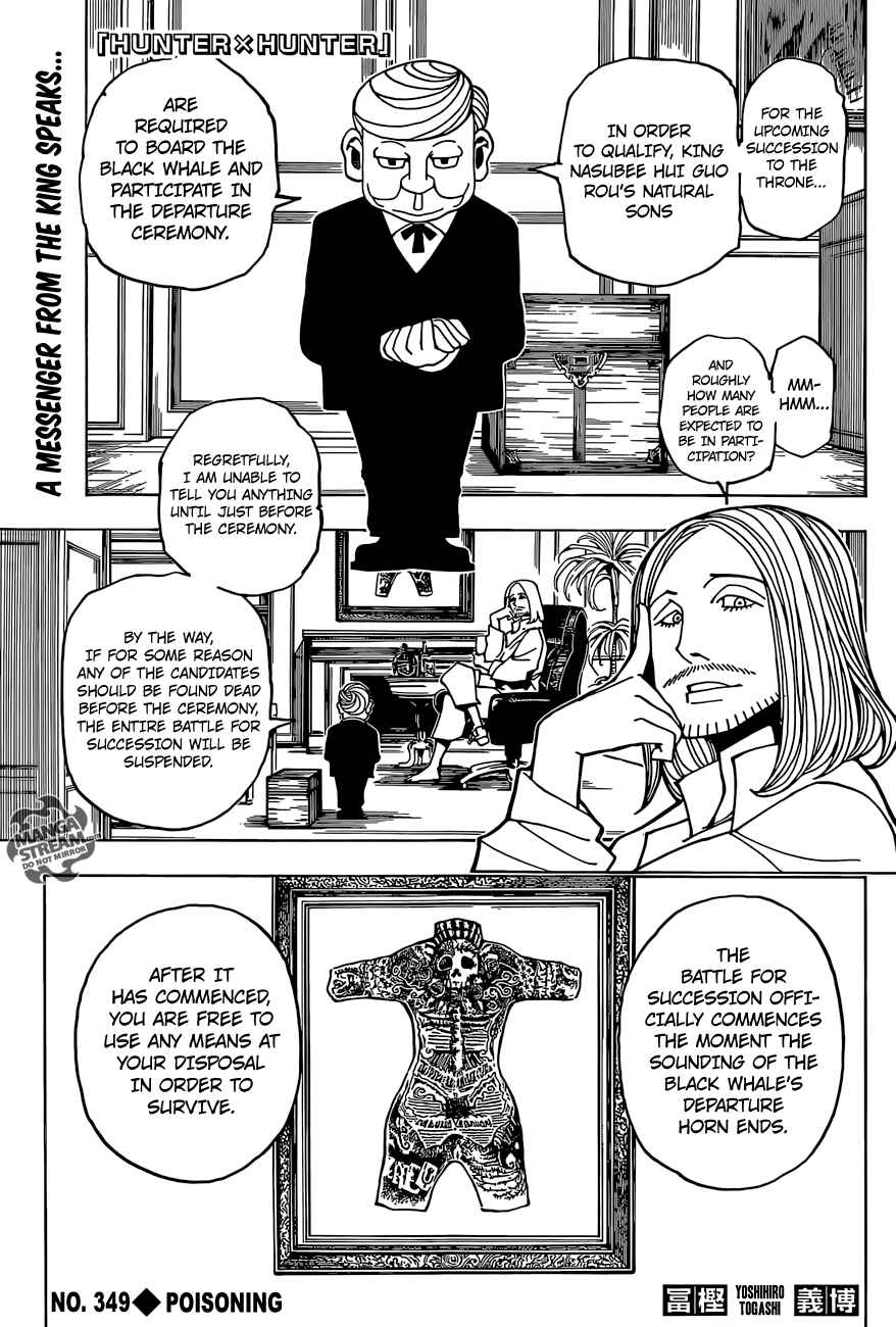 Page 1 Chapter 349 HUNTER x HUNTER