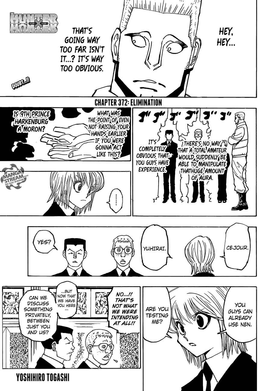Page 1 Chapter 372 HUNTER x HUNTER