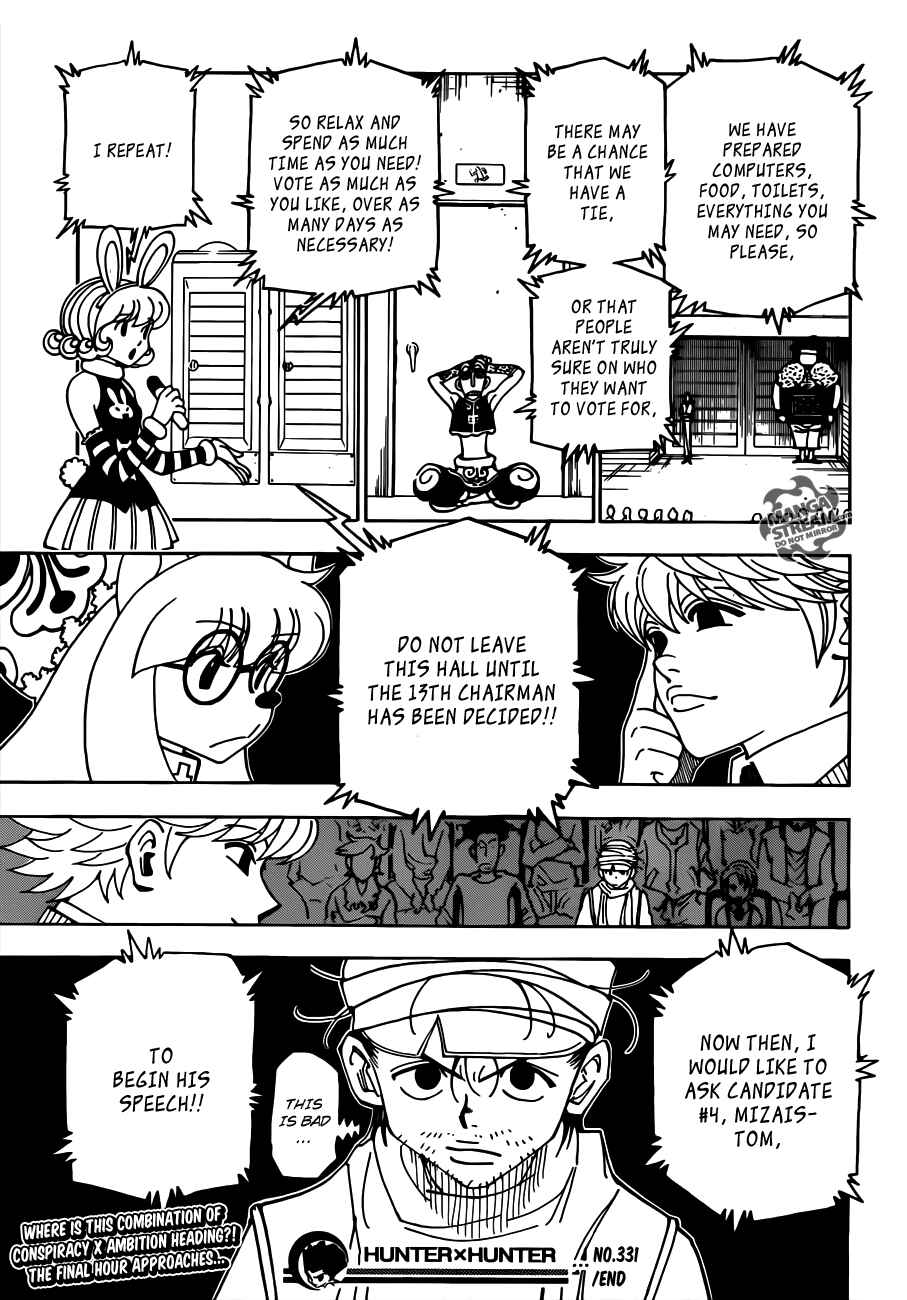 Page 17 Chapter 331 HUNTER x HUNTER