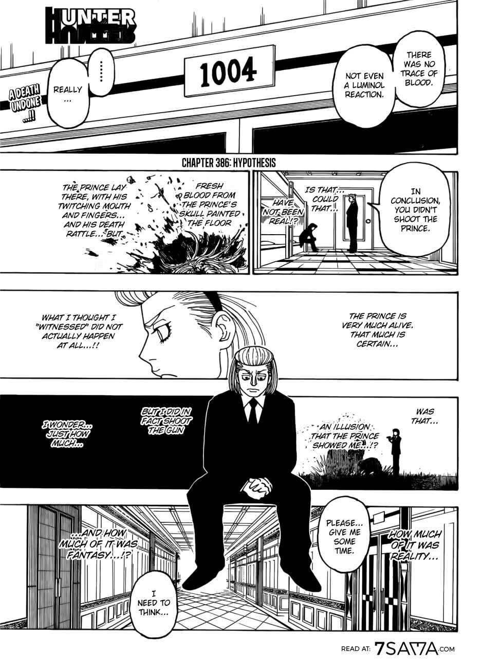 Page 1 Chapter 386 HUNTER x HUNTER