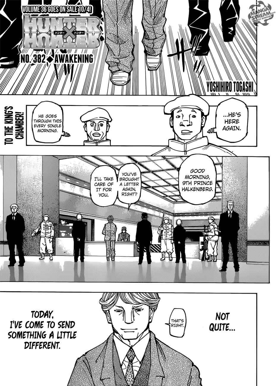 Page 1 Chapter 382 HUNTER x HUNTER