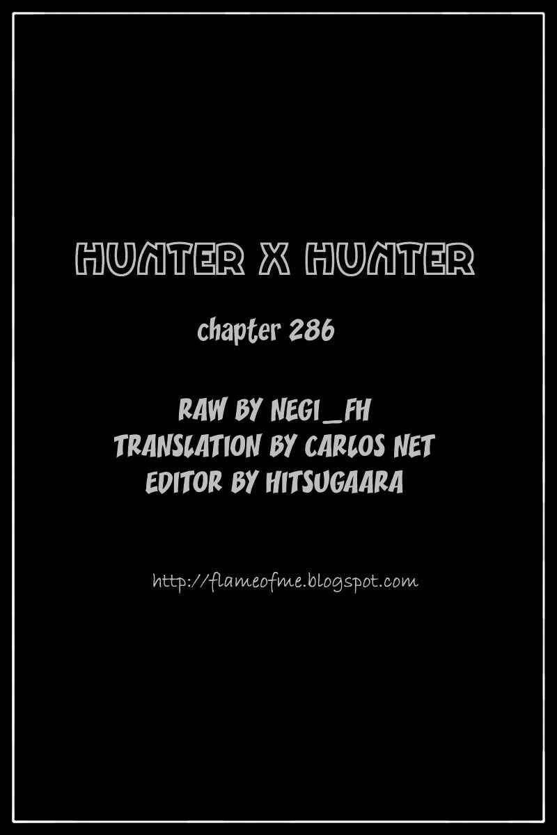 Page 20 Chapter 286 HUNTER x HUNTER