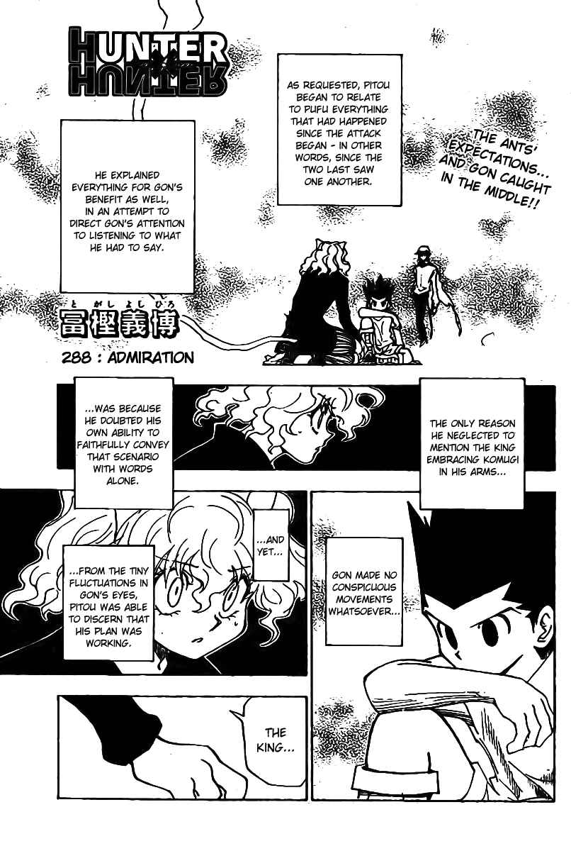 Page 1 Chapter 288 HUNTER x HUNTER