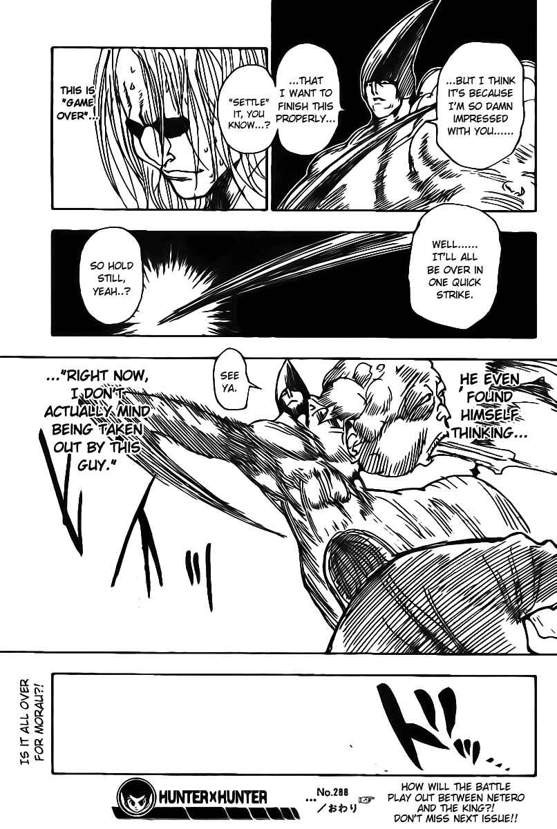 Page 17 Chapter 288 HUNTER x HUNTER