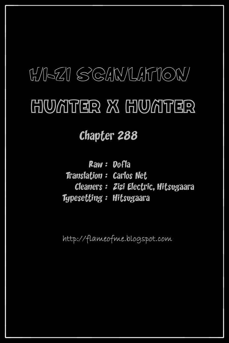Page 18 Chapter 288 HUNTER x HUNTER