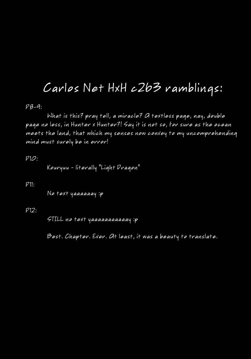Page 19 Chapter 263 HUNTER x HUNTER