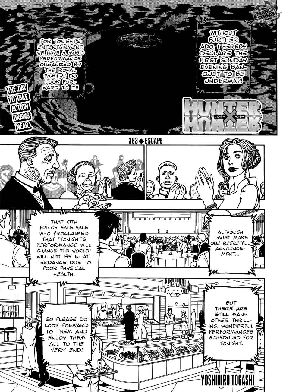 Page 1 Chapter 383 HUNTER x HUNTER