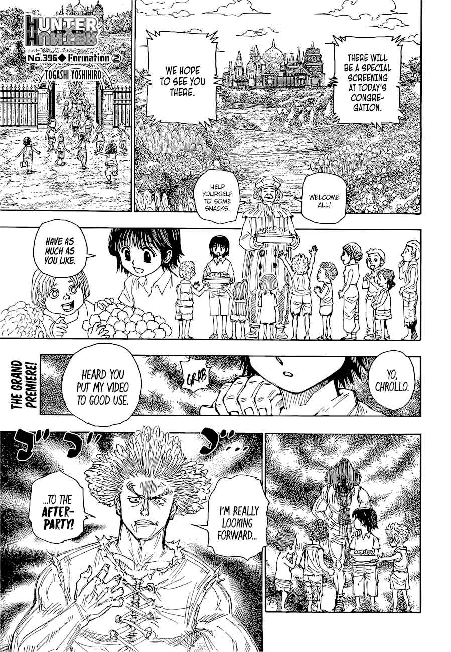 Page 1 Chapter 396 HUNTER x HUNTER
