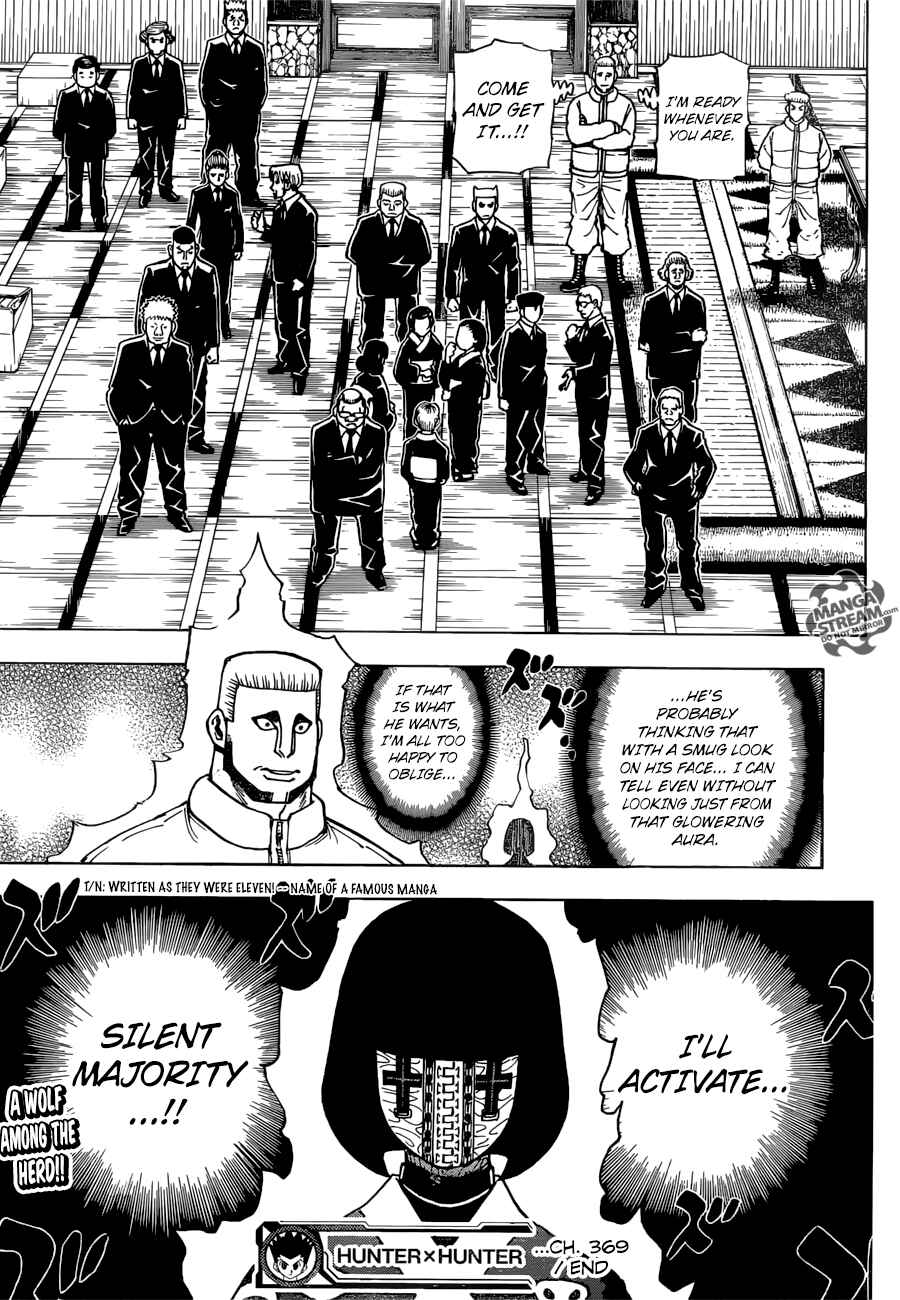 Page 21 Chapter 369 HUNTER x HUNTER
