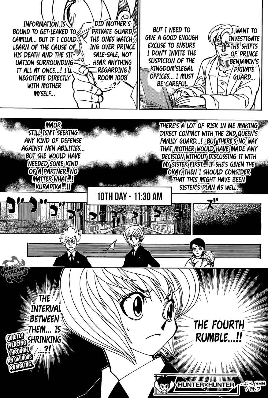 Page 20 Chapter 388 HUNTER x HUNTER