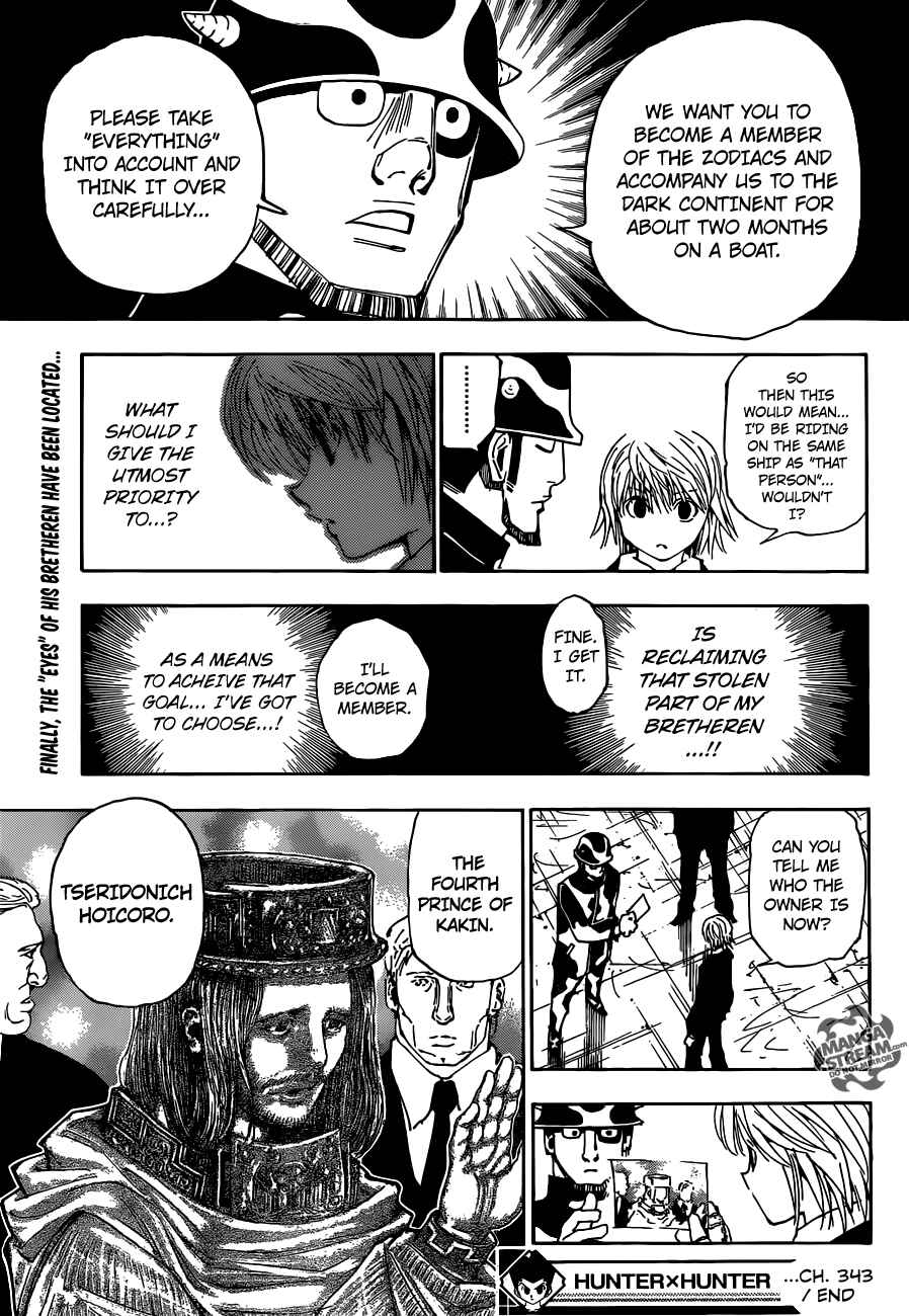 Page 21 Chapter 343 HUNTER x HUNTER