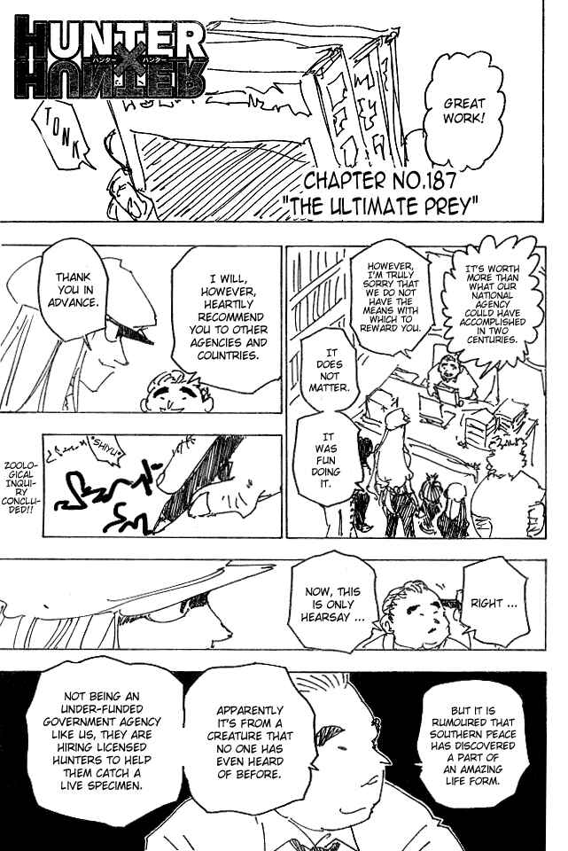 Page 1 Chapter 187 HUNTER x HUNTER