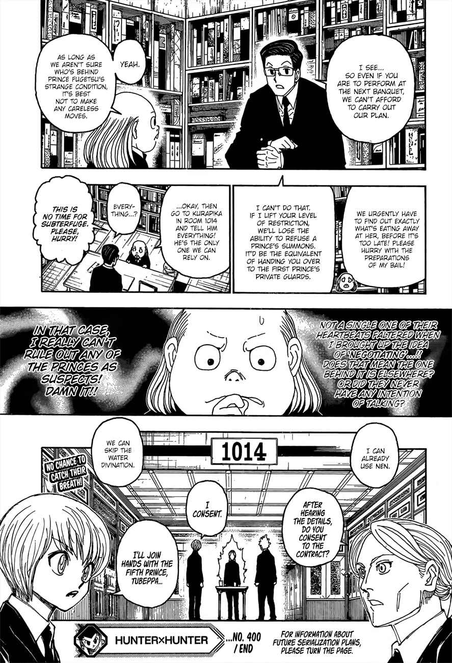 Page 21 Chapter 400 HUNTER x HUNTER