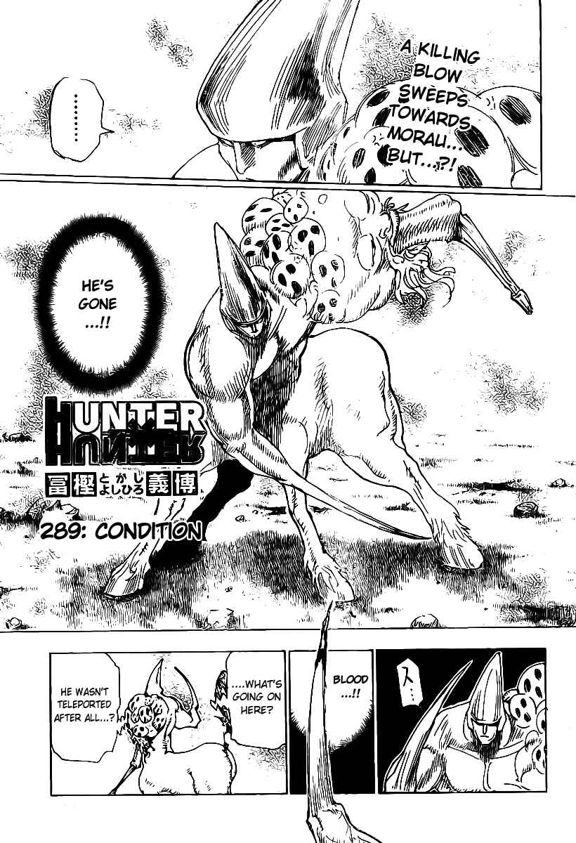 Page 1 Chapter 289 HUNTER x HUNTER