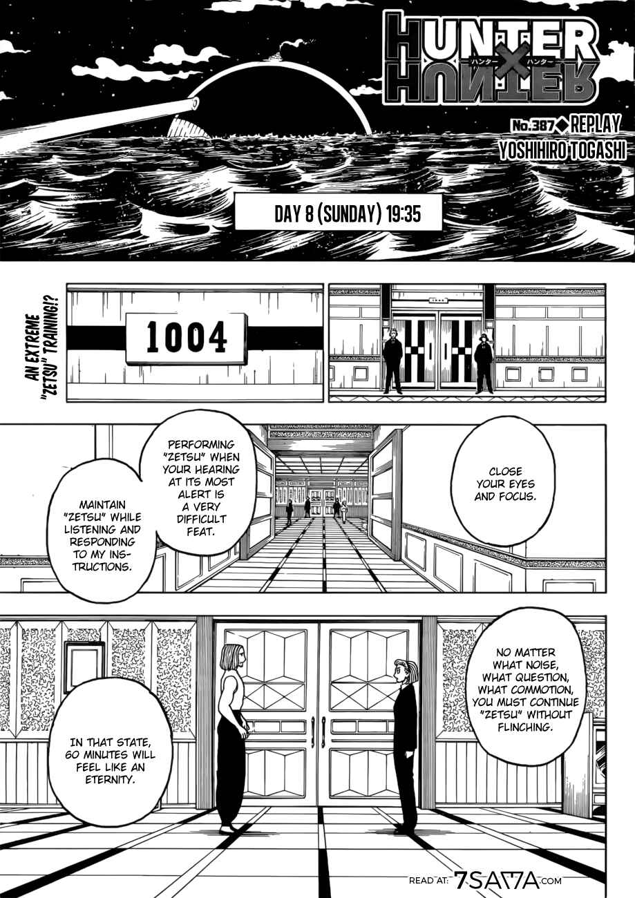 Page 1 Chapter 387 HUNTER x HUNTER