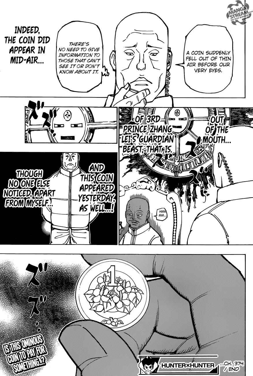 Page 19 Chapter 374 HUNTER x HUNTER