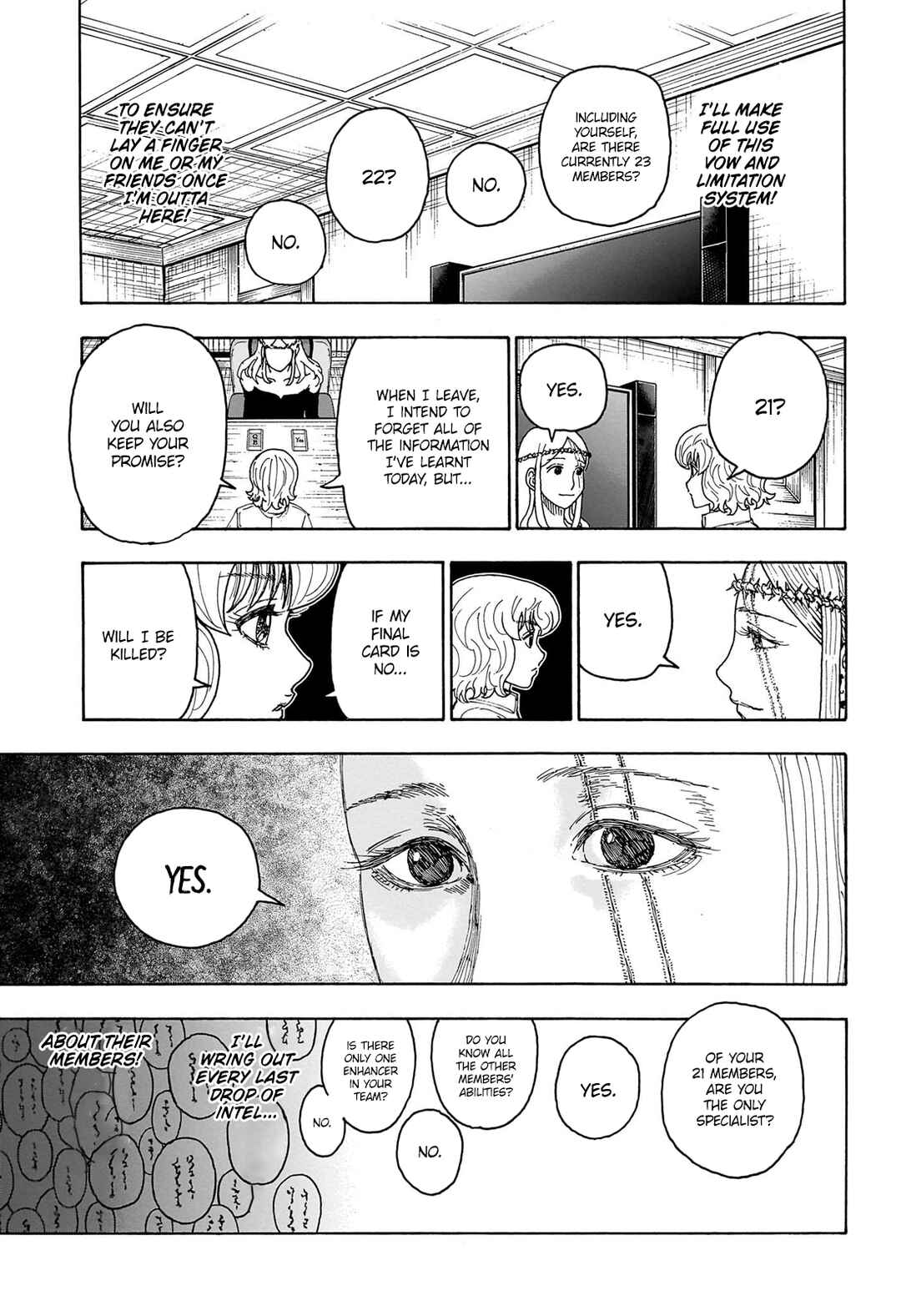 Page 14 Chapter 409 HUNTER x HUNTER