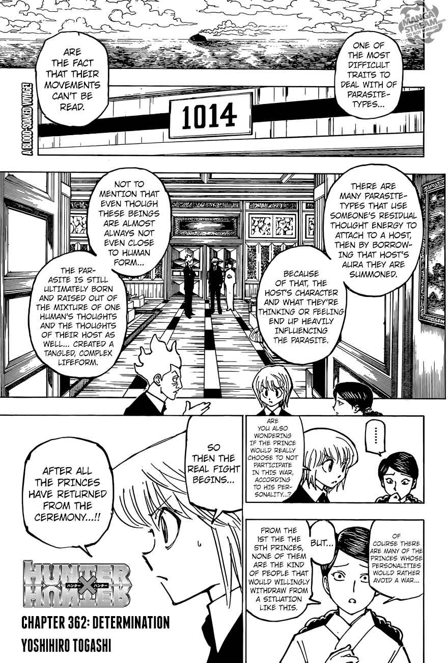 Page 1 Chapter 362 HUNTER x HUNTER