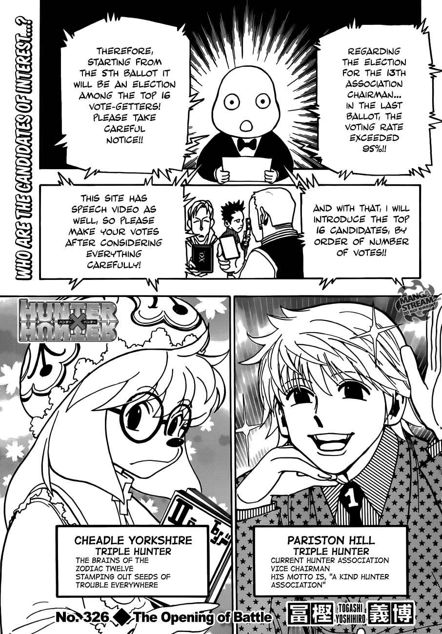 Page 1 Chapter 326 HUNTER x HUNTER
