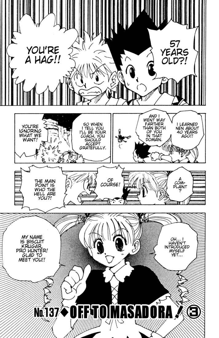 Page 1 Chapter 137 HUNTER x HUNTER