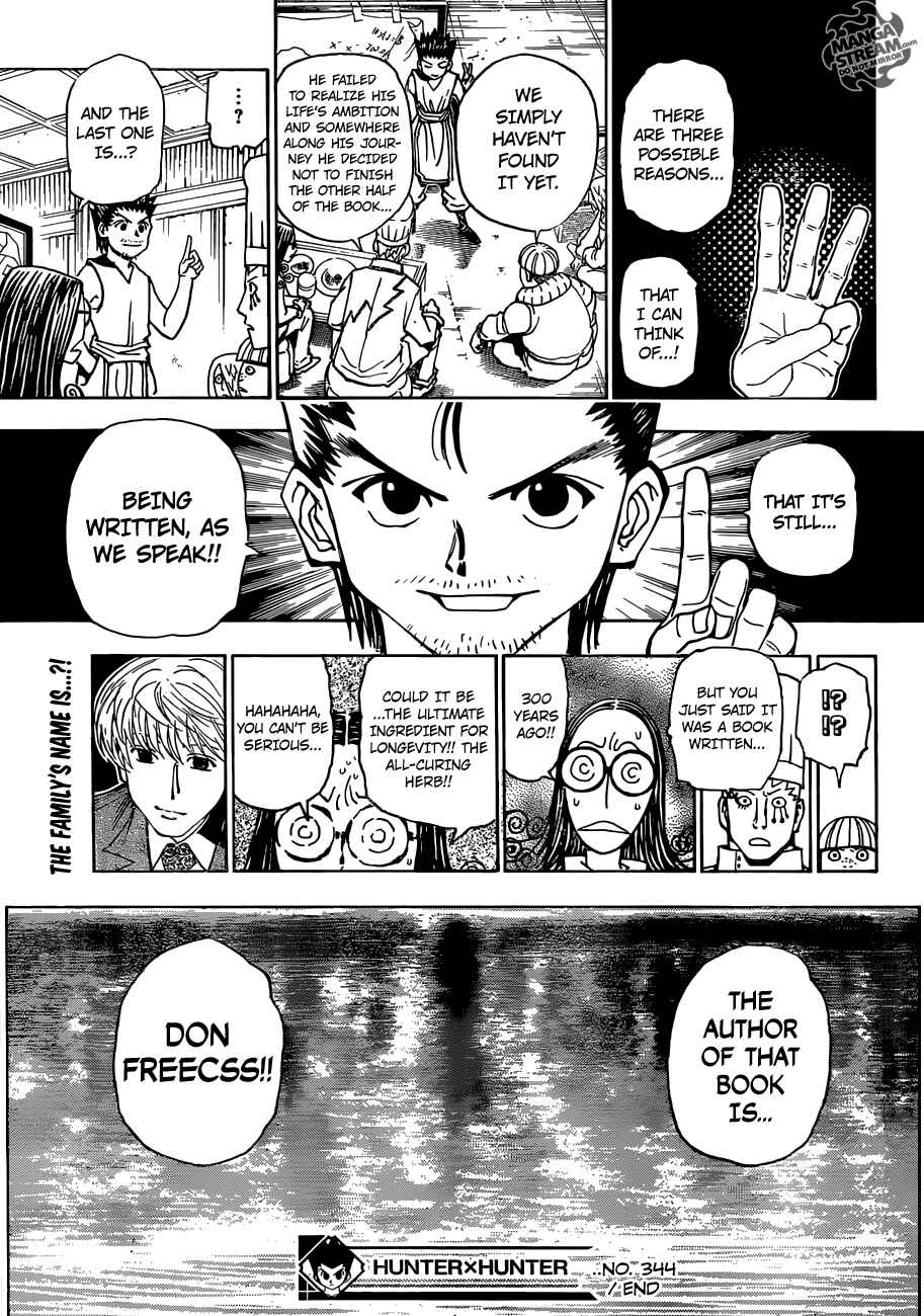 Page 20 Chapter 344 HUNTER x HUNTER
