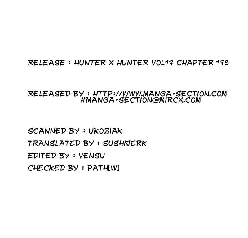 Page 16 Chapter 175 HUNTER x HUNTER