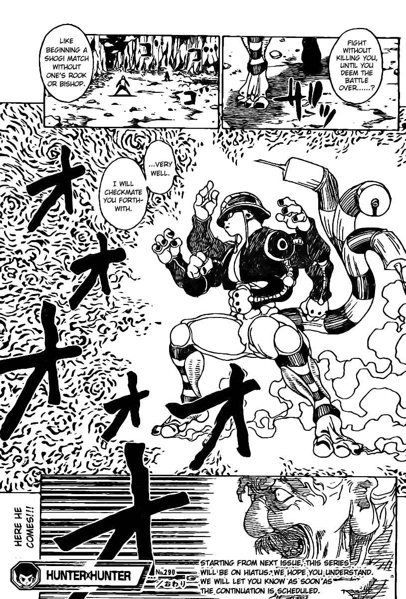 Page 18 Chapter 290 HUNTER x HUNTER