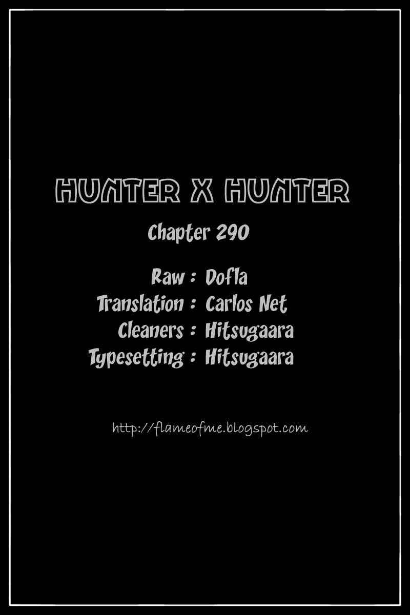 Page 19 Chapter 290 HUNTER x HUNTER