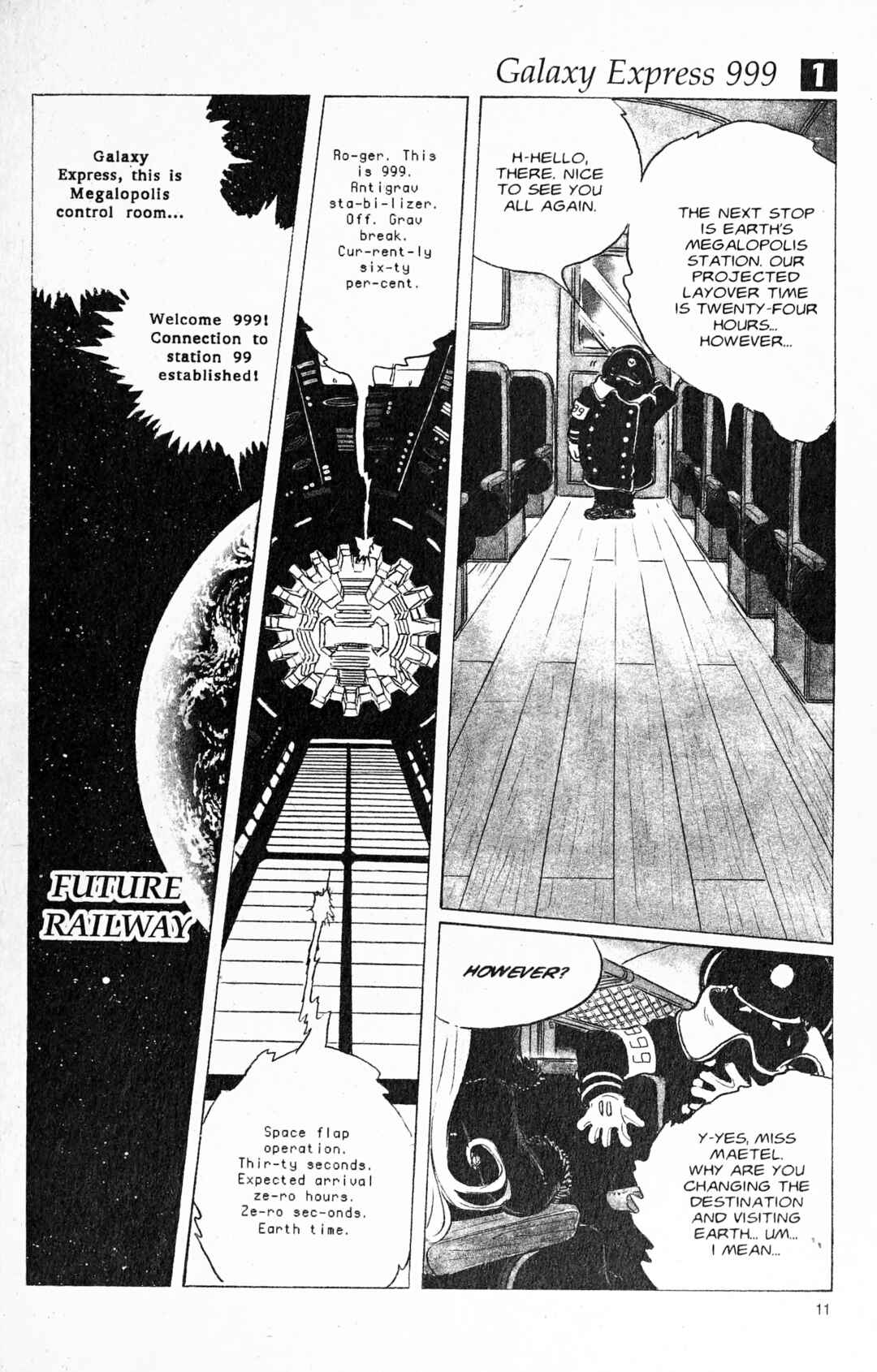 Page 13 Chapter 92 Galaxy Express 999