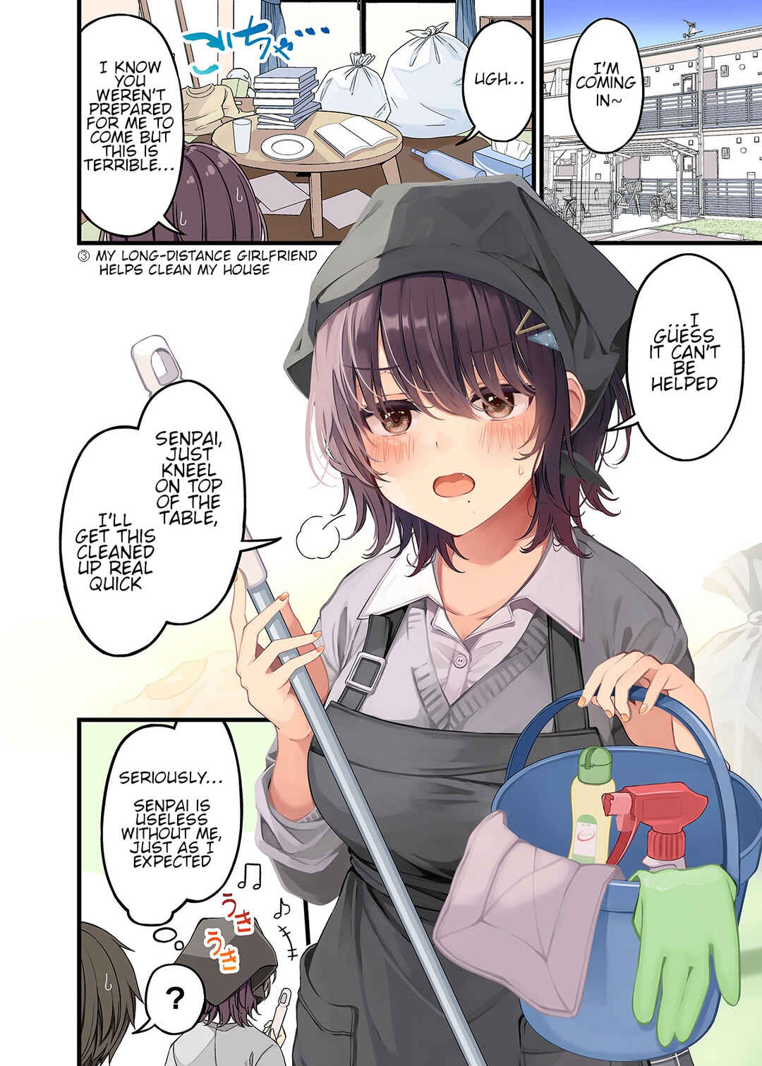 Page 1 Chapter 3 Enkyori Kanojo ga Ai ni Kita.