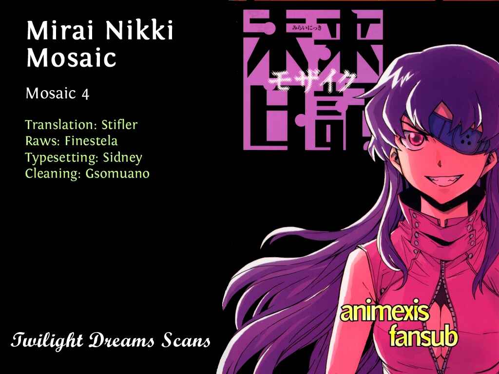 Page 1 Chapter 4 Mirai Nikki Mosaic