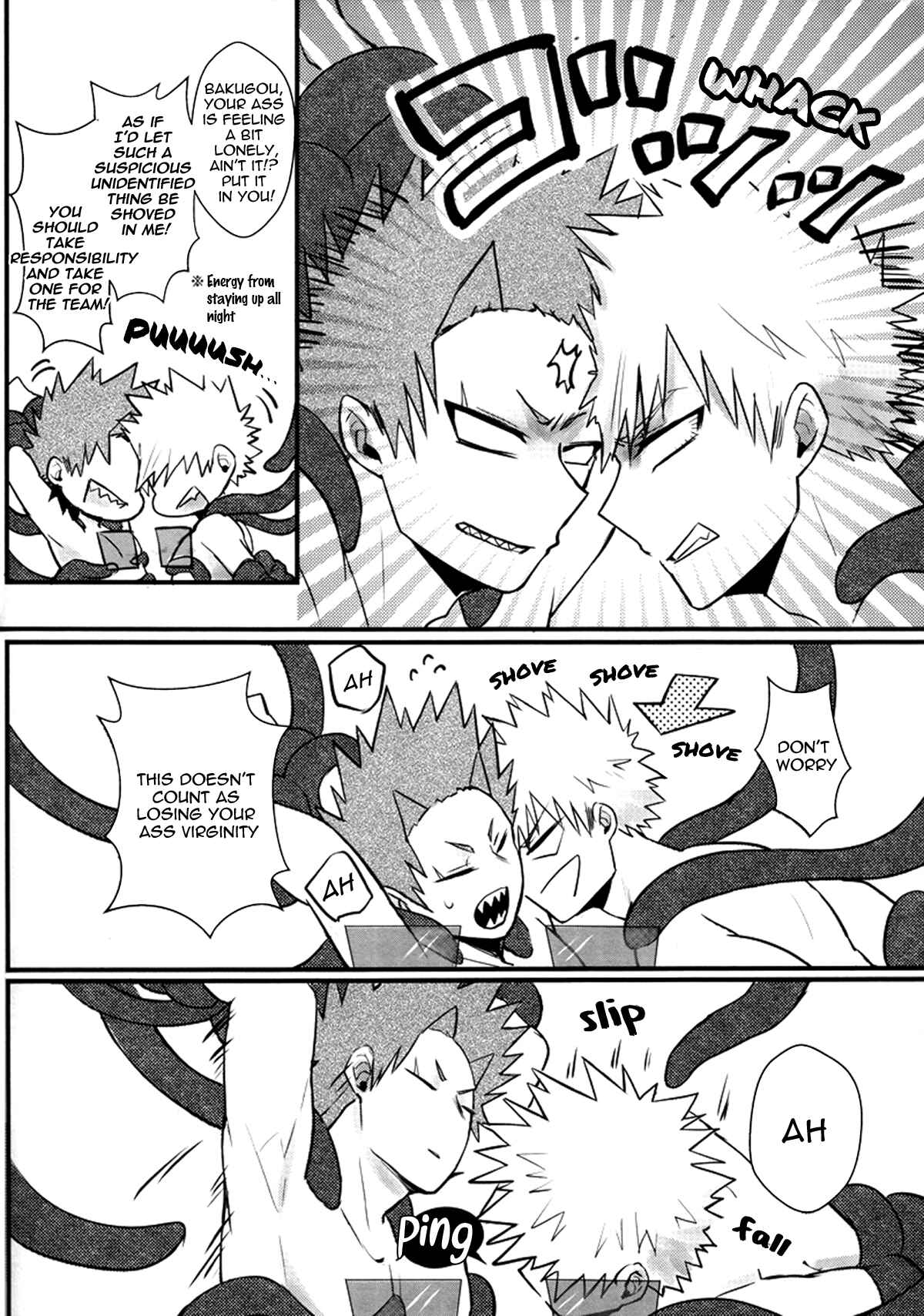 Page 14 Chapter Unknown_5013 Boku no Hero Academia - KiriBaku ga I island de Shokushu Therapy wo Ukeru Hon (Doujinshi)