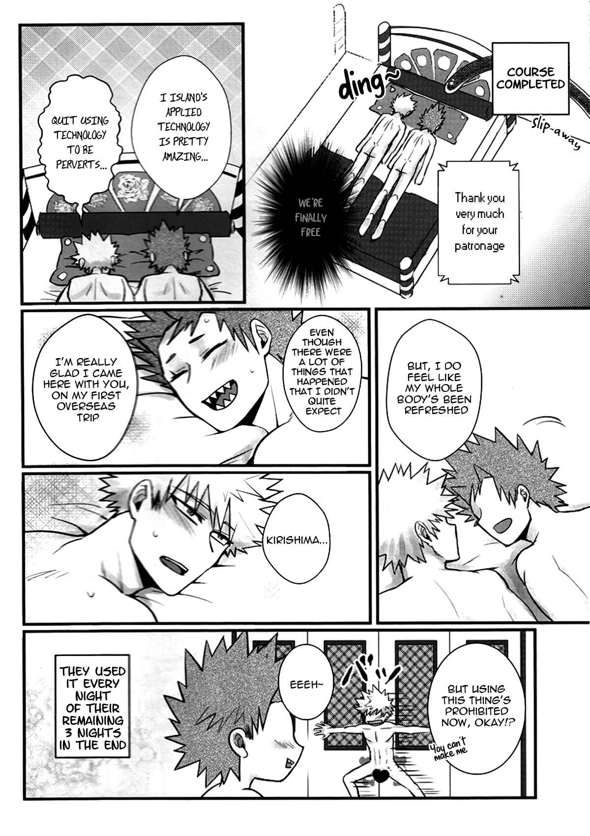 Page 28 Chapter Unknown_5013 Boku no Hero Academia - KiriBaku ga I island de Shokushu Therapy wo Ukeru Hon (Doujinshi)