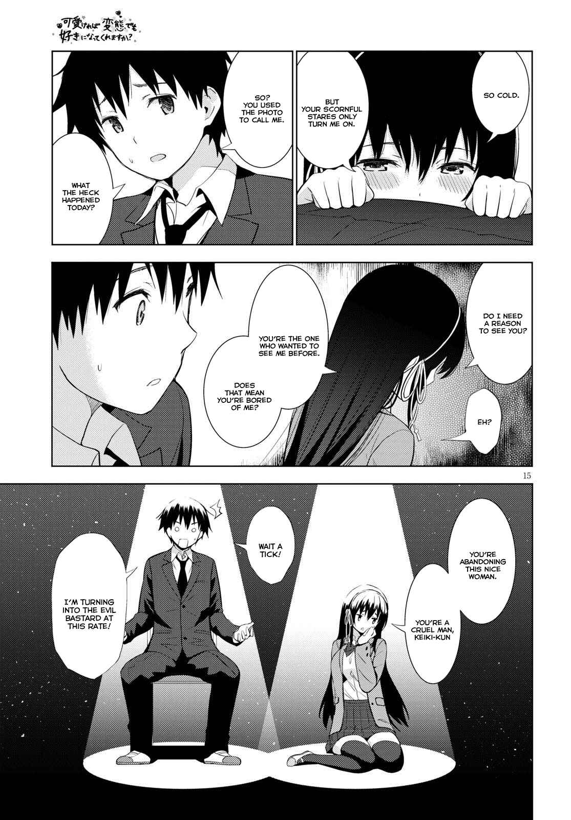 Page 15 Chapter 9 Kawaikereba Hentai demo Suki ni Natte Kuremasu ka?