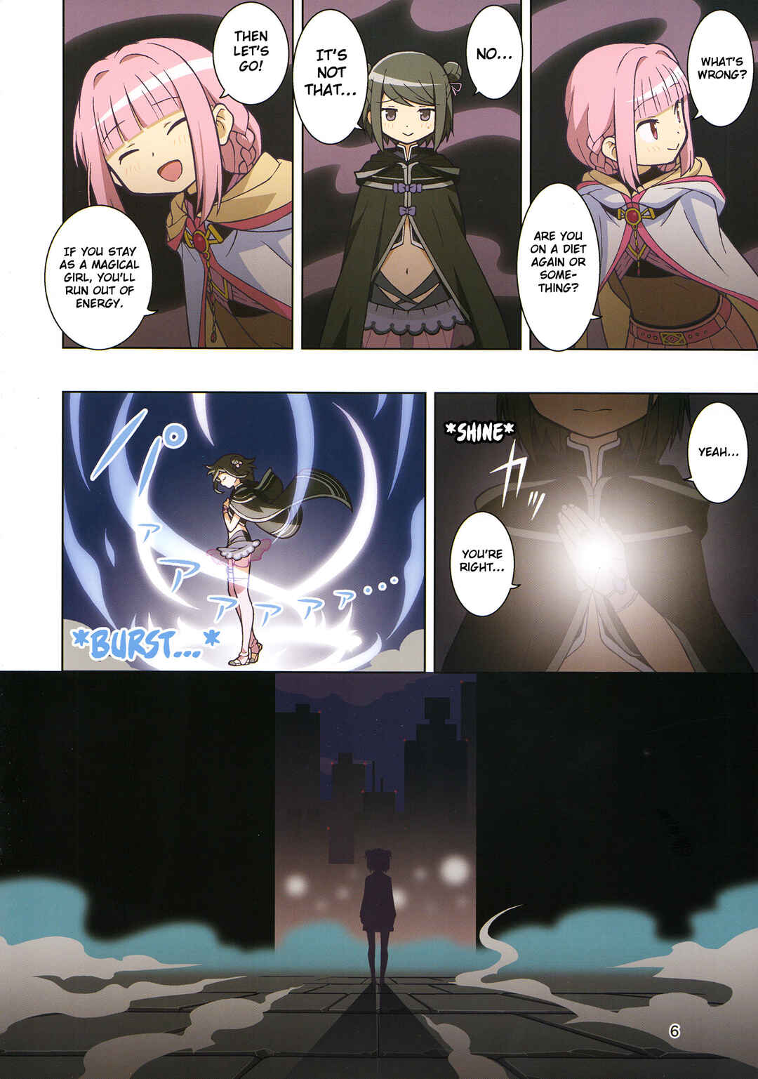 Page 9 Chapter Unknown_58de Magia Record: Mahou Shoujo Madoka★Magica Side Story - IroKuro no Raison dEtre (Doujinshi)