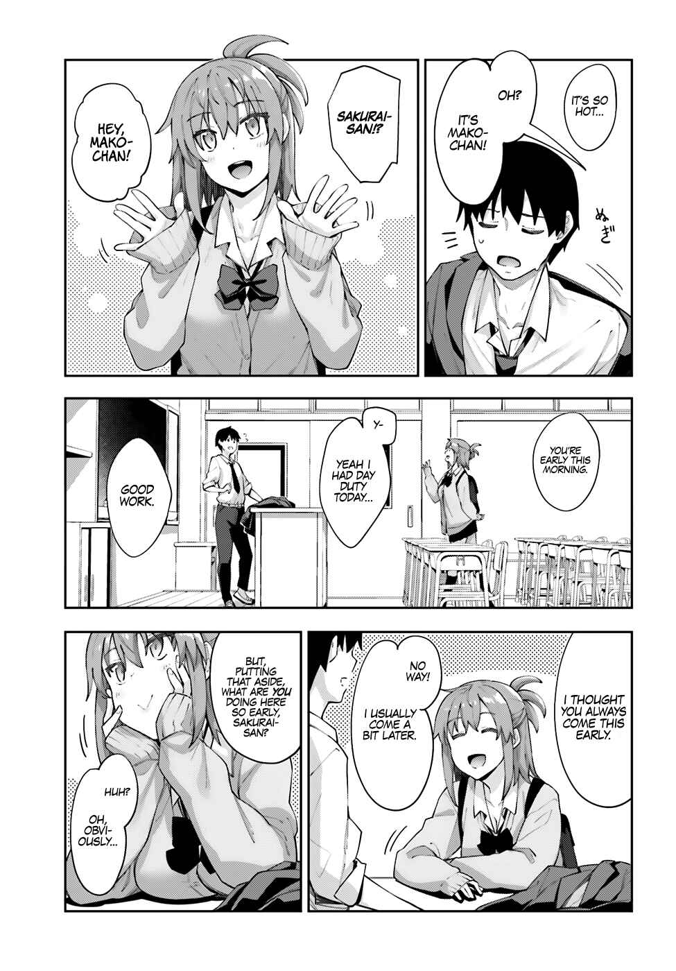 Page 4 Chapter 10 Sakurai-san wa Kizuite Hoshii
