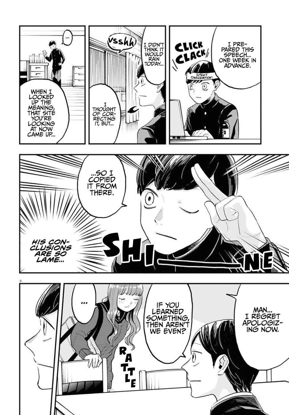 Page 8 Chapter 2 The Overly Straightforward Natsume-kun Cant Properly Confess