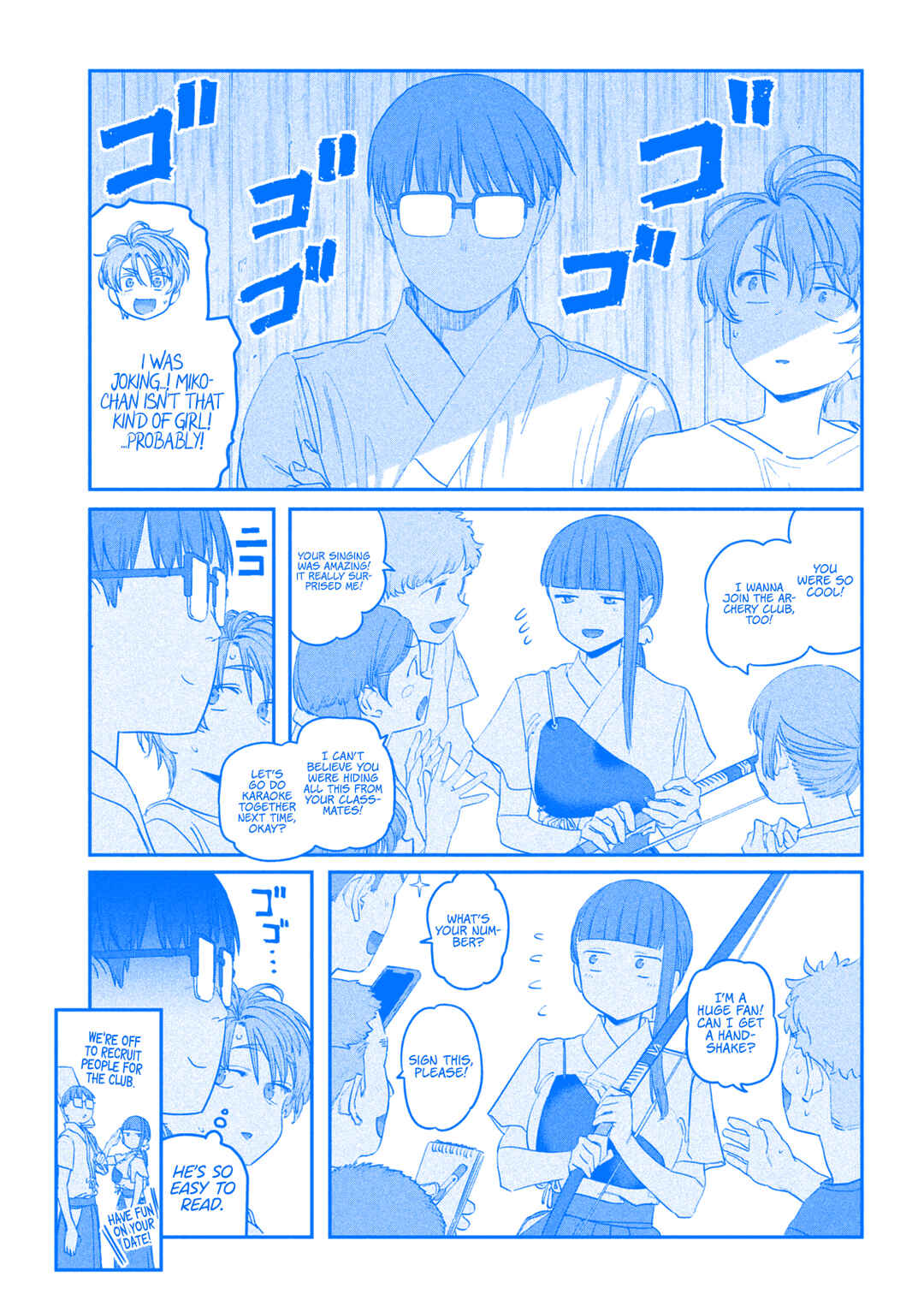 Page 6 Chapter 81 Getsuyoubi no Tawawa (Blue) (Fan Colored)
