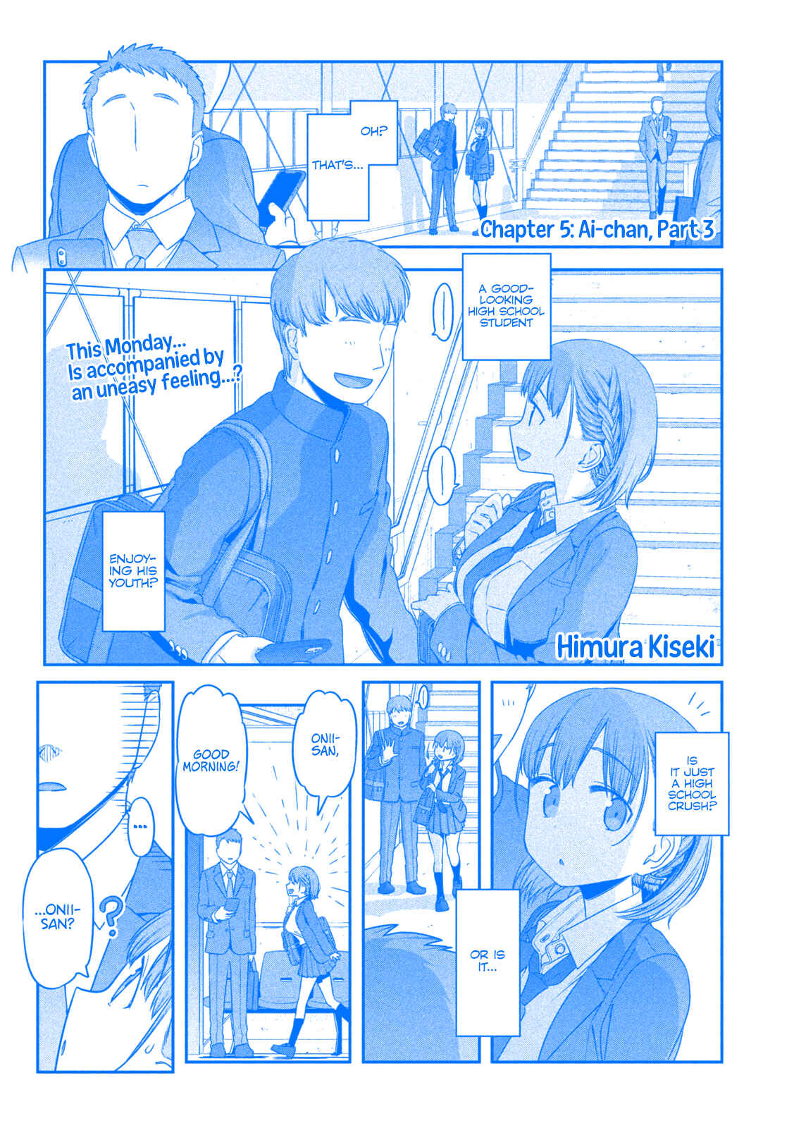 Page 2 Chapter 5 Getsuyoubi no Tawawa (Blue) (Fan Colored)