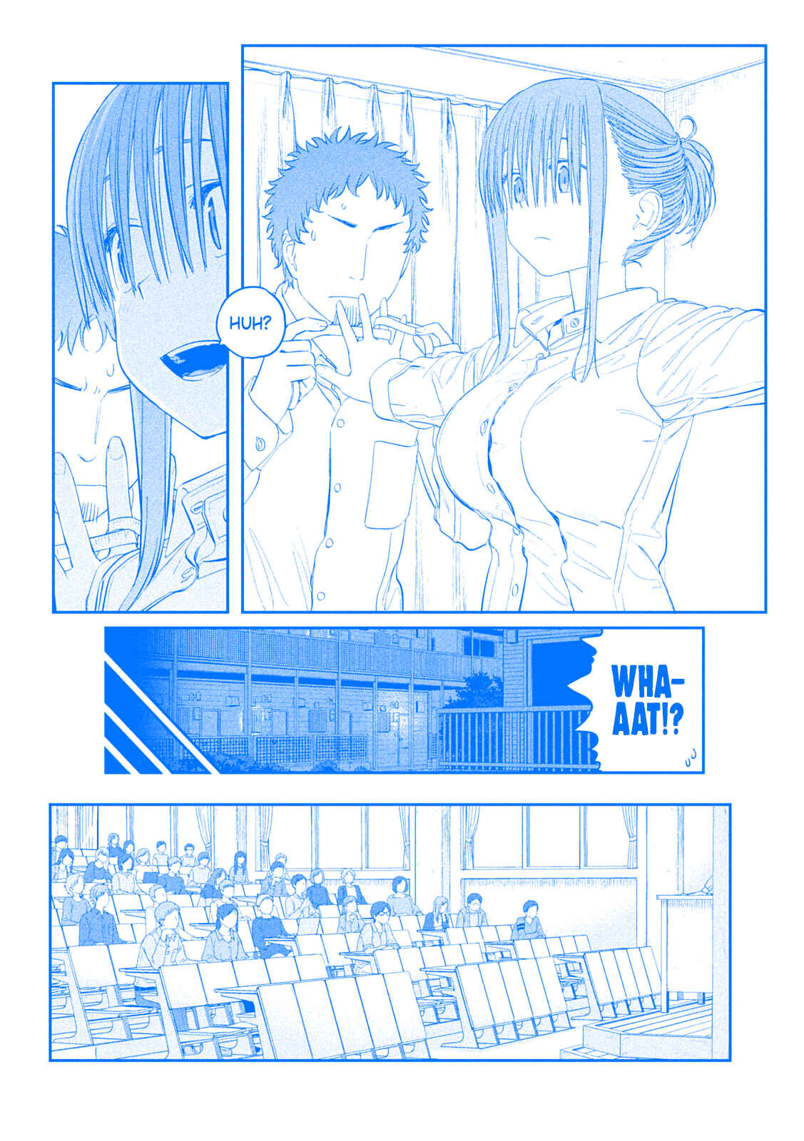 Page 12 Chapter 34 Getsuyoubi no Tawawa (Blue) (Fan Colored)